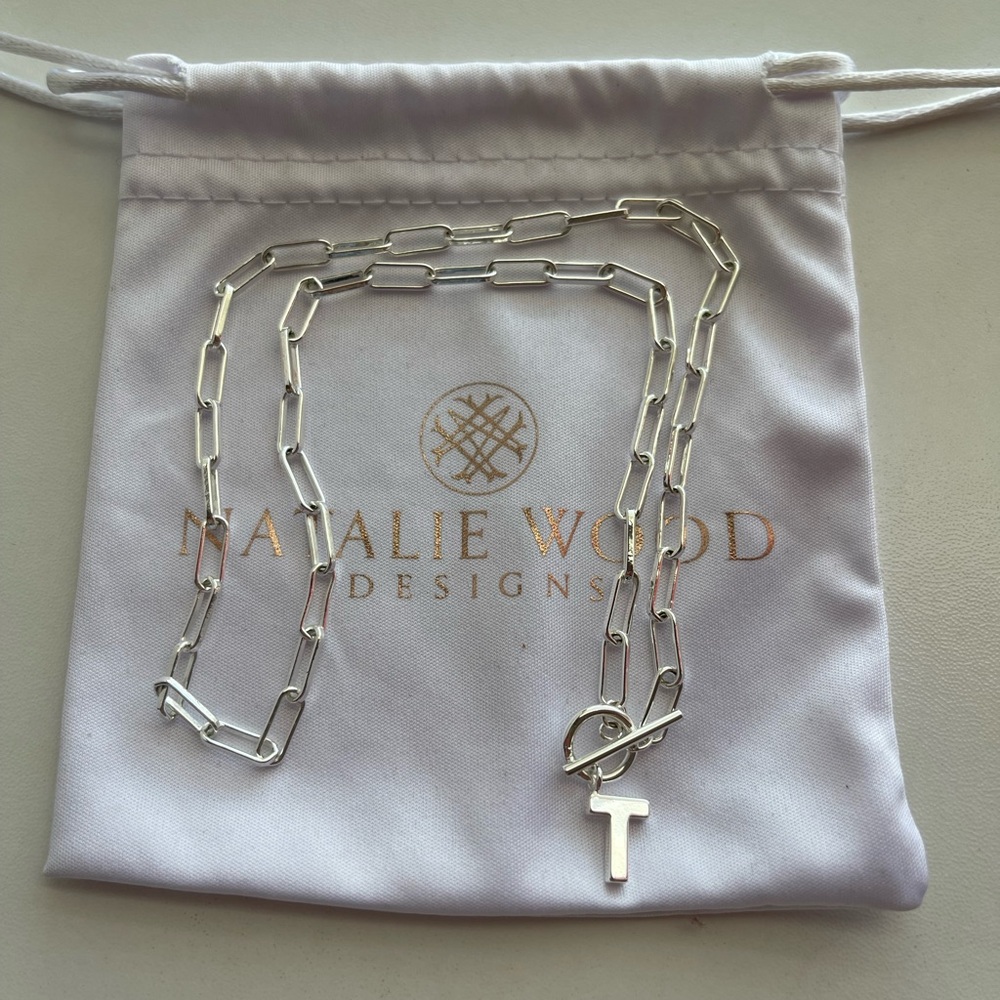 Natalie Wood “T” Necklace